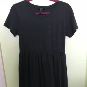 Forever 21 Grey Babydoll Dress NWOT